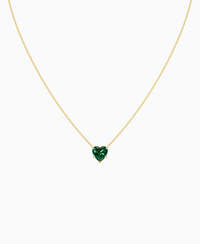 Zambian Lab Emerald / Heart / 2.5ct