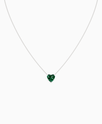 Zambian Lab Emerald / Heart / 2.5ct