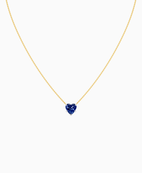 Royal Blue Lab Sapphire / Heart / 2.5ct