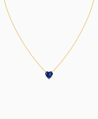 Royal Blue Lab Sapphire / Heart / 2.5ct