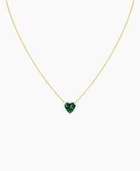 Zambian Lab Emerald / Heart / 2.5ct