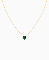 Zambian Lab Emerald / Heart / 2.5ct