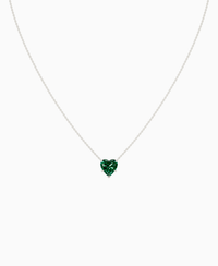 Zambian Lab Emerald / Heart / 2.5ct