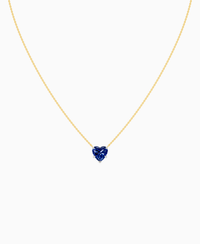 Royal Blue Lab Sapphire / Heart / 2.5ct