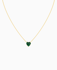 Zambian Lab Emerald / Heart / 2.5ct