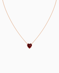 Pigeon Blood Lab Ruby / Heart / 3ct