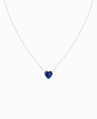 Royal Blue Lab Sapphire / Heart / 3ct