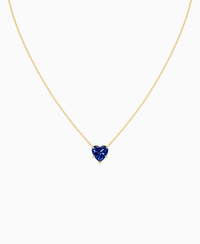 Royal Blue Lab Sapphire / Heart / 3ct