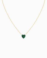 Zambian Lab Emerald / Heart / 3ct