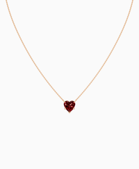 Pigeon Blood Lab Ruby / Heart / 3ct