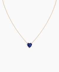 Royal Blue Lab Sapphire / Heart / 3ct
