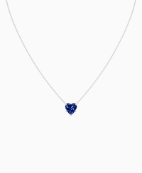 Royal Blue Lab Sapphire / Heart / 3ct