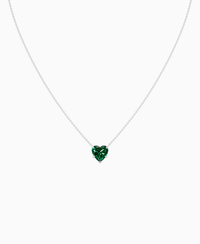 Zambian Lab Emerald / Heart / 3ct