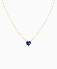 Royal Blue Lab Sapphire / Heart / 3ct
