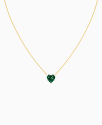 Zambian Lab Emerald / Heart / 3ct