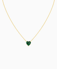 Zambian Lab Emerald / Heart / 3ct