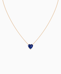 Royal Blue Lab Sapphire / Heart / 3ct