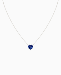 Royal Blue Lab Sapphire / Heart / 3ct