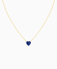 Royal Blue Lab Sapphire / Heart / 3ct