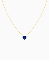 Royal Blue Lab Sapphire / Heart / 3ct
