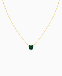 Zambian Lab Emerald / Heart / 3ct