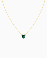 Zambian Lab Emerald / Heart / 3ct