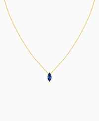 Royal Blue Lab Sapphire / Marquise (NS) / 1ct