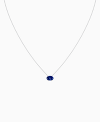 Royal Blue Lab Sapphire / Oval (EW) / 1ct