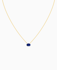 Royal Blue Lab Sapphire / Oval (EW) / 1ct