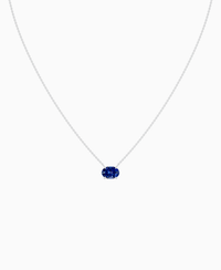 Royal Blue Lab Sapphire / Oval (EW) / 1.5ct