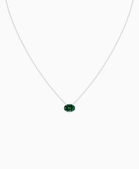 Zambian Lab Emerald / Oval (EW) / 1.5ct