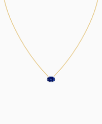 Royal Blue Lab Sapphire / Oval (EW) / 1.5ct