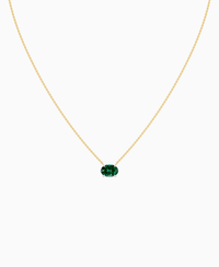 Zambian Lab Emerald / Oval (EW) / 1.5ct