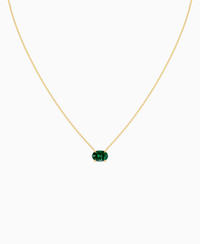 Zambian Lab Emerald / Oval (EW) / 1.5ct