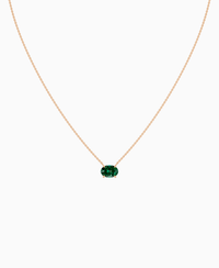 Zambian Lab Emerald / Oval (EW) / 1.5ct