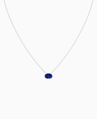 Royal Blue Lab Sapphire / Oval (EW) / 1.5ct