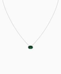 Zambian Lab Emerald / Oval (EW) / 1.5ct