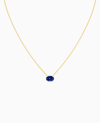 Royal Blue Lab Sapphire / Oval (EW) / 1.5ct