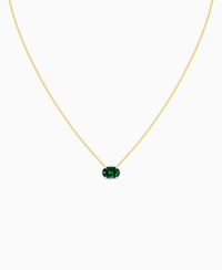 Zambian Lab Emerald / Oval (EW) / 1.5ct