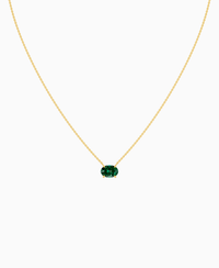 Zambian Lab Emerald / Oval (EW) / 1.5ct