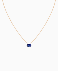 Royal Blue Lab Sapphire / Oval (EW) / 1.5ct
