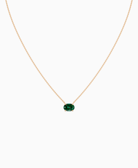 Zambian Lab Emerald / Oval (EW) / 1.5ct