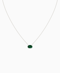 Zambian Lab Emerald / Oval (EW) / 1.5ct
