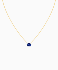 Royal Blue Lab Sapphire / Oval (EW) / 1.5ct