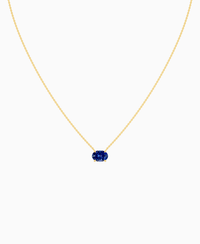 Royal Blue Lab Sapphire / Oval (EW) / 1.5ct