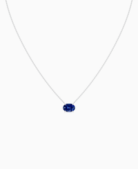 Royal Blue Lab Sapphire / Oval (EW) / 2ct