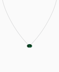 Zambian Lab Emerald / Oval (EW) / 2ct