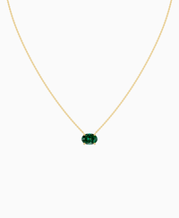 Zambian Lab Emerald / Oval (EW) / 2ct