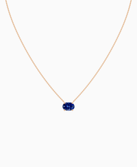 Royal Blue Lab Sapphire / Oval (EW) / 2ct