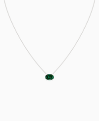 Zambian Lab Emerald / Oval (EW) / 2ct